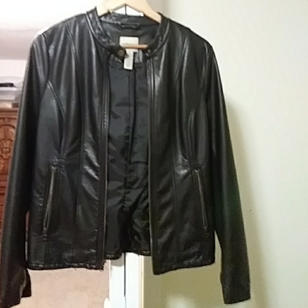 Leather jacket
